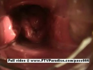 Amateur super sexy teen gorgeous babe playing with her wet pussy