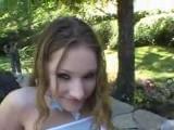 Horny Teen Gives A Great Footjob teen sexy young