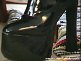 Nylon babes touching pussy sex and licking nipples