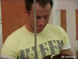 young teen couple fucking in gym room she sucks him off good