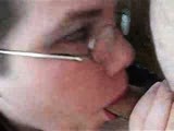 BBW mature sucking off a 19 year old part2