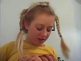 Blonde teen with nice tits ( hardcore young girl suck fuck little ass petite slut teenage shaved orgasm hot )