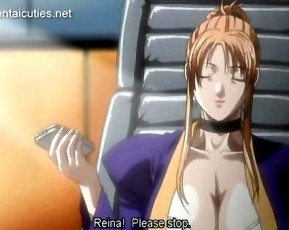 Innocent busty anime hottie fucked