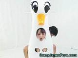Hot young asian 'duck girl' gets her pussy eaten and fucked hard! This video is totally crazy... japanese porn is the best!
