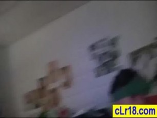 This teenie college girl loves a warm load of cum on her face