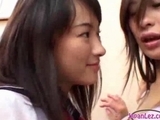 Busty Teacher Getting Her Nipples Sucked Tits Rubbed Massaged With Oil By 2 Schoolgirls On The Mattress In The Classroom