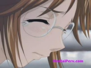 Busty and innocent hentai girl is taught to suck a clients cock by her boss, and take the oral creampie. Then she made her girlfriend enjoys some of bondage