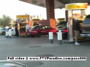 FTV girl Vicki, amateur sexy gorgeous teen blonde flashing tits in public