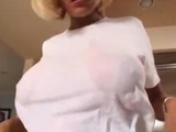 Watch this cute brunette amateur teen get fucked in her pussy