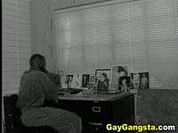 Black studs in a very hot cock sucking action then goes for a wild anal fucking action. See this horny guy drilling his gay lovers ass hole so deep then unload sperm in the end.