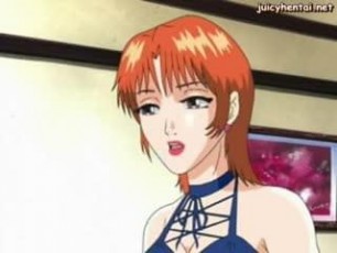 Busty anime lesbians licking their boobs and fingering wet cunts