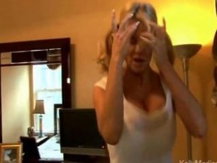Huge titted wife Kelly Madison deserves her husbands big cock after bouncing her sweaty tits on the treadmill for him