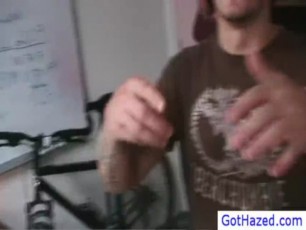 Few amazing college hunks getting hazed gay video