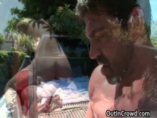 Gay fucking and sucking in a truck gay video