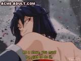 Japanesse hentai cartoon with sex slave eating girls ass before taking guys cock in her own asshole and then he sprays his cum.