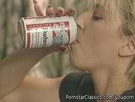 Double Anal into Chessie Moores hot ass, Classic giant boob super classic adult film star