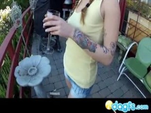 Whats better than a summer afternoon on the balcony with a cute teen drinking wine Simply ask her to show off her tiny tits and her tight ass. Then, asked her to blow your dick on camera and youll have great times! Sicily did it for me. Enjoy!