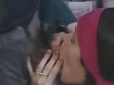 Very hot lesbian threesome fist fucks and more