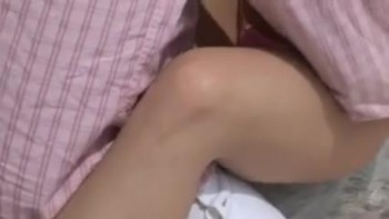 British teen Crystal gets some anal on the beach