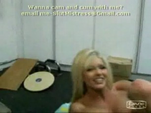 Gorgeous Blonde Workout With Dildo XXX