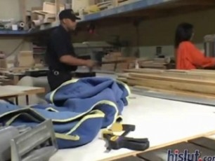 Cute Ashley Blue has been naughty and needs to be punished. Shes been messing up at the assembly line and theres only one choice this guard has Bend over this sweetie and bang her in the ass until shes squealing that shell never be bad agai