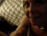 Here we have a cute blonde chick who loves to show off her dick sucking skills!