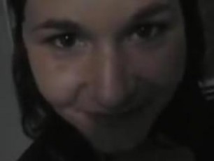 Amateur video of a brunette chick sicking dick and putting the cum in her mouth