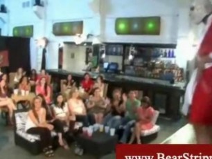Cfnm sucking sexy santa strippers huge cock wild and hard