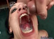 Deja Daire was risking getting overweight with all the semen she was swallowing today. Not only was her daily recommended dosage of protein about to be doubled, but she was dangerously close to getting overhydrated from all the spunk she swallowed down.