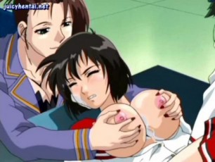 Hentai babe gets fisted and