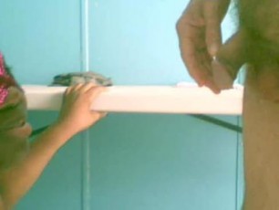 my gf sucking my dick while i piss in her mouth