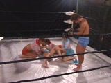 Another crazy clip from the japs. A lesbian orgy on the ring.