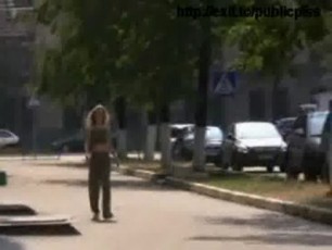 She got a big thrill from pissing in public