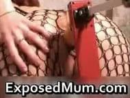 Milf amateur gets drilled by vibrator part1