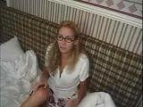 Modest babe spreads her legs for deep ass and meat double penetration.