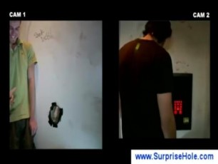 Straight men gets blowjob thinking its a girll trough a glory hole by a hungry and juicy mouth
