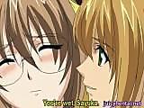 Lovely anime babe gets her tight pussy licked and drilled