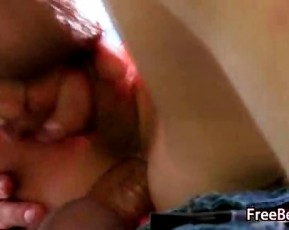 Two guys double fucking girl