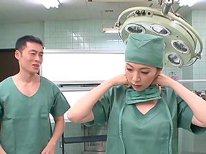 Japanese Doctor Gives A Blowjob To Her Co-worker At Her Work Place ...