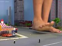 Blonde Giantess Danielle Destroy Building City : XXXBunker.com ...
