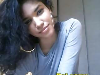 Sexy Ebony Teen With Curly Hair Teasing : XXXBunker.com Porn Tube